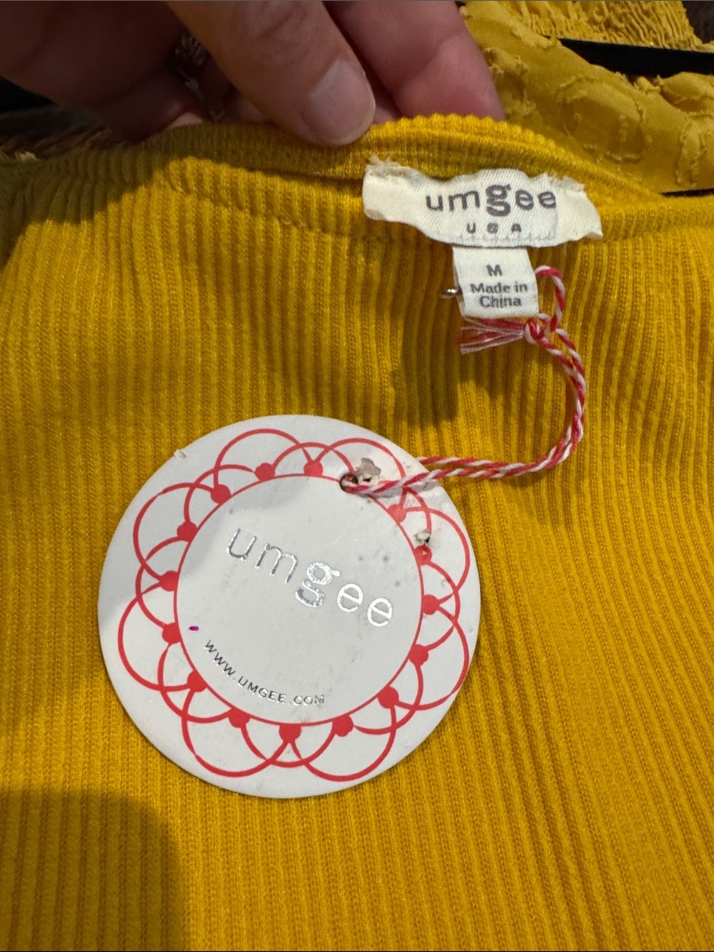 **NWT** Umgee Ribbed Top - Picture 4 of 5